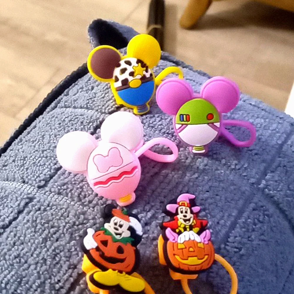 5 DISNEY STRAW/PENCIL TOPPERS - Picture 1 of 5